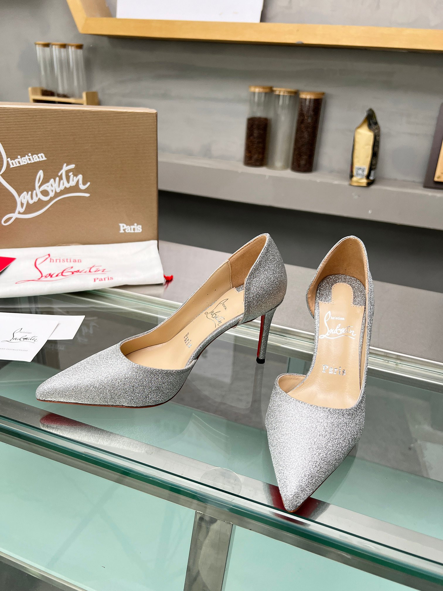 UA Ch**an Louboutin CL red-bottom shoes