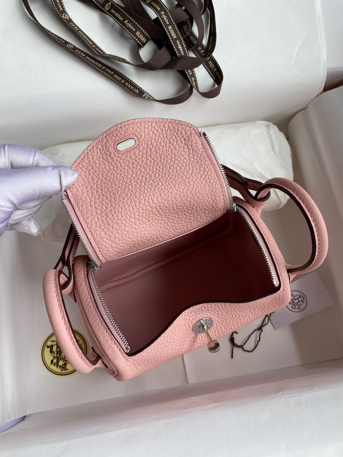 H**mes Mini lindy 19cm