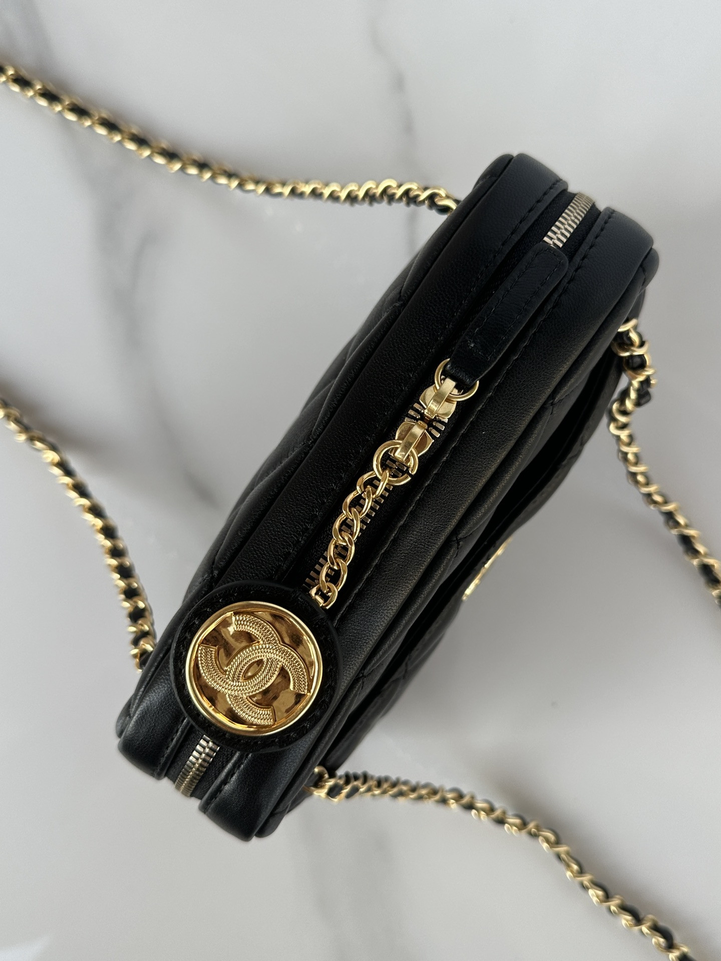 Ch*el Mini Camera Case 12 x 18 x 7cm