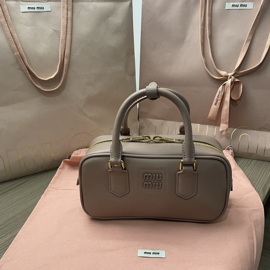 Miu Miu Arcadie leather bag 10.5x22x7.5cm