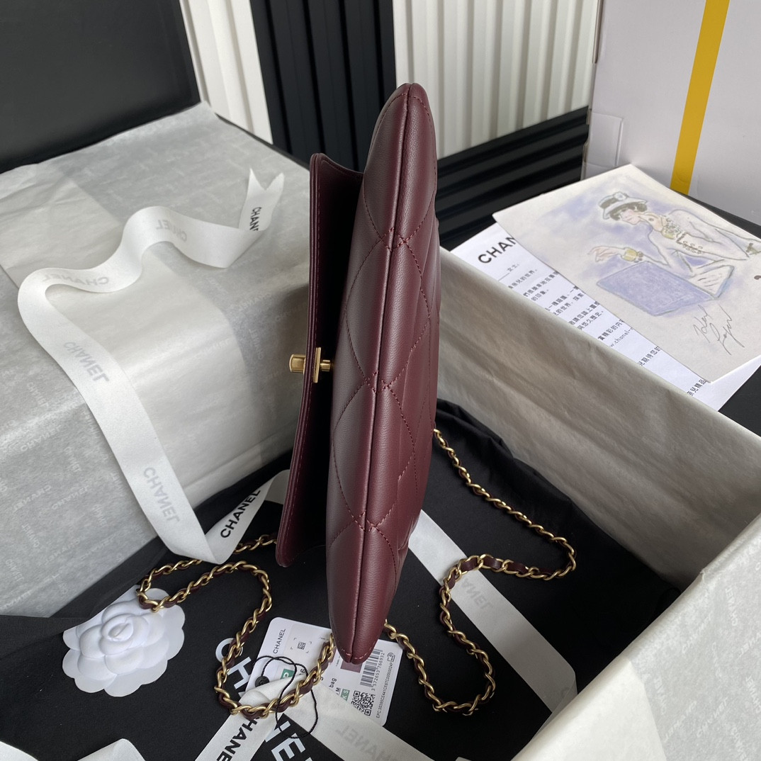 Ch*el 24B Evening Bag 19x25X3cm