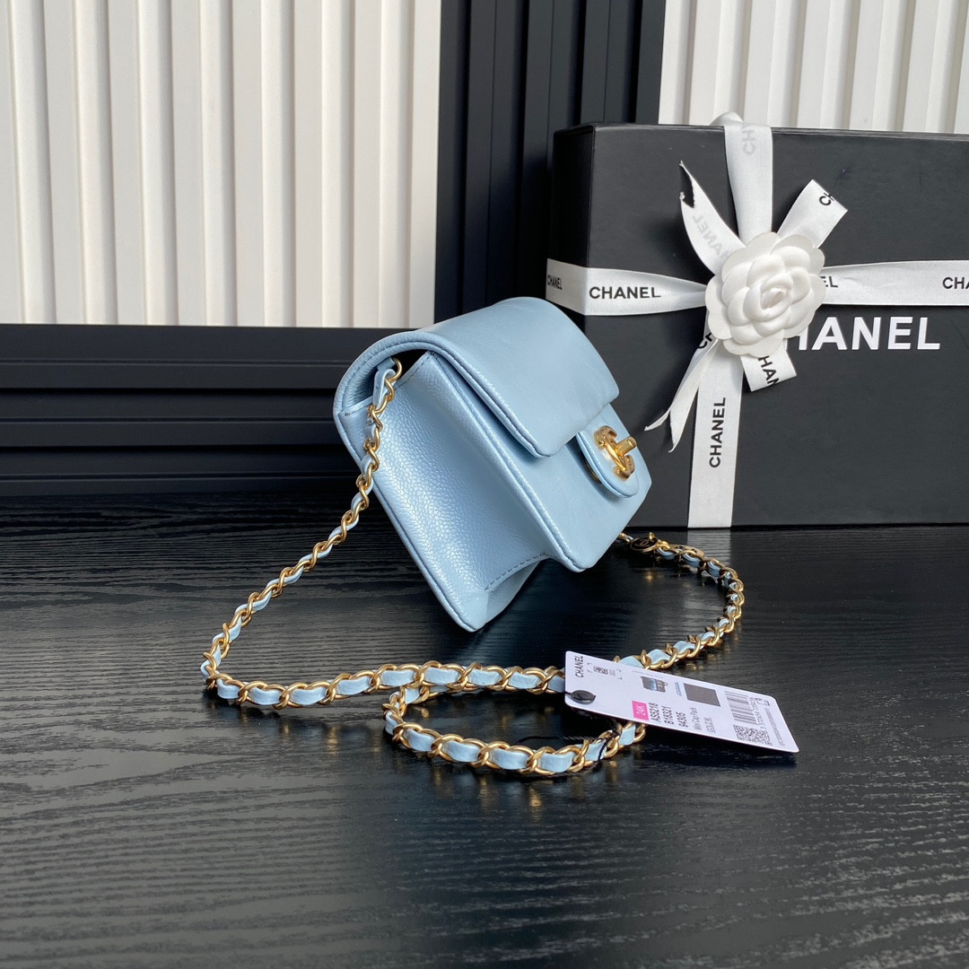 Ch*el MINI FLAP BAG 13×17.5×6cm