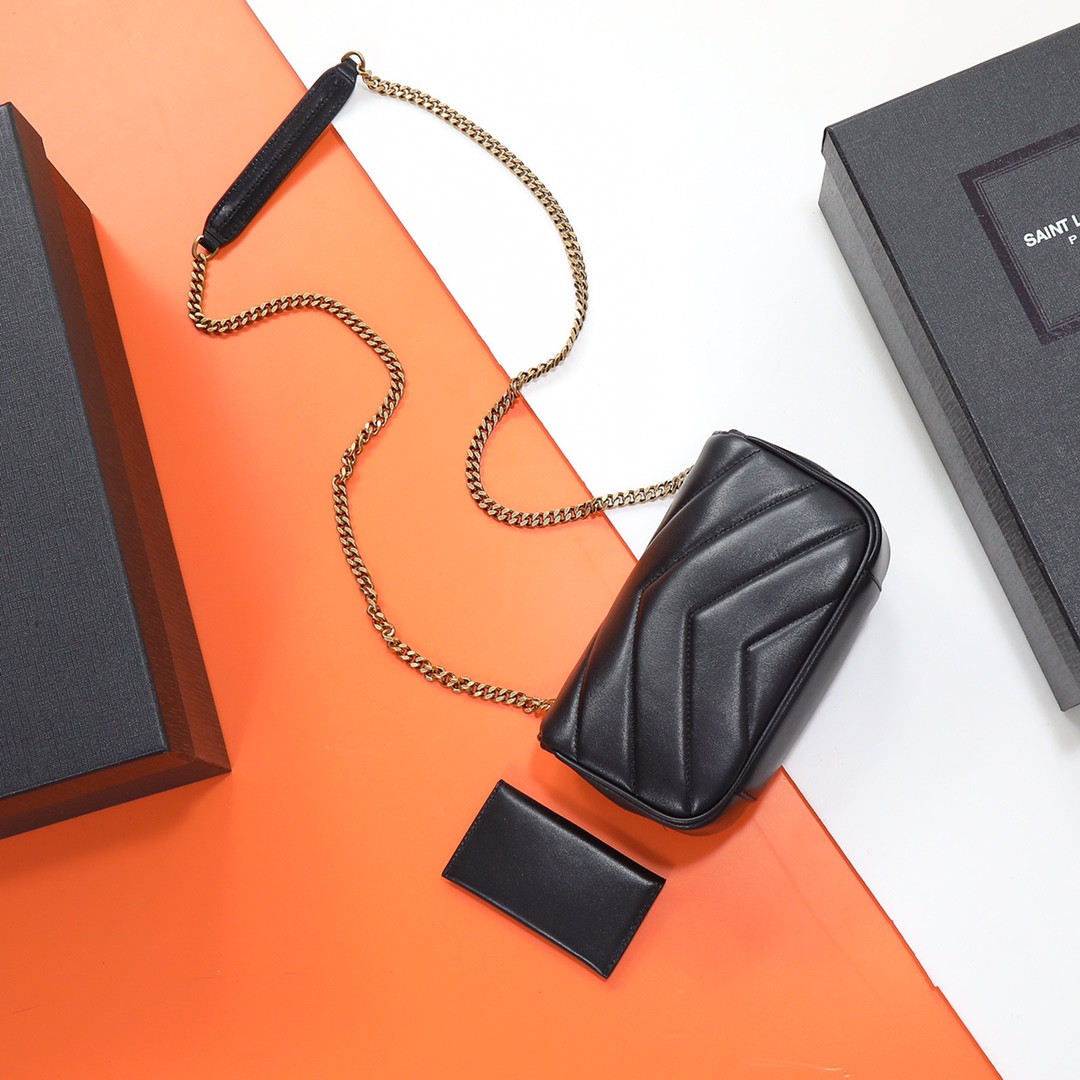 Y*L LOULOU MINI in lambskin 20X12X5cm