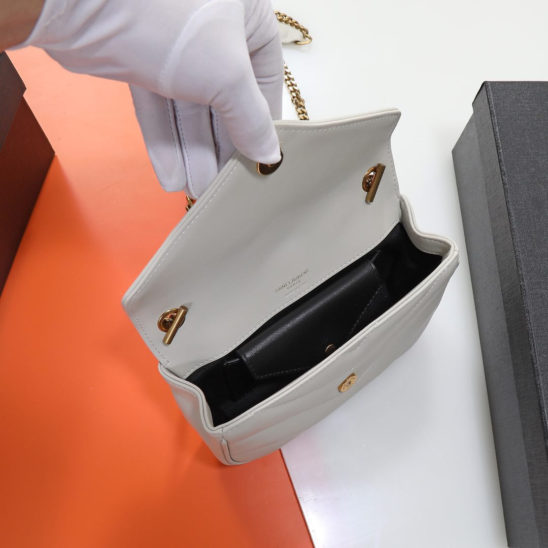 Y*L LOULOU MINI in lambskin 20X12X5cm