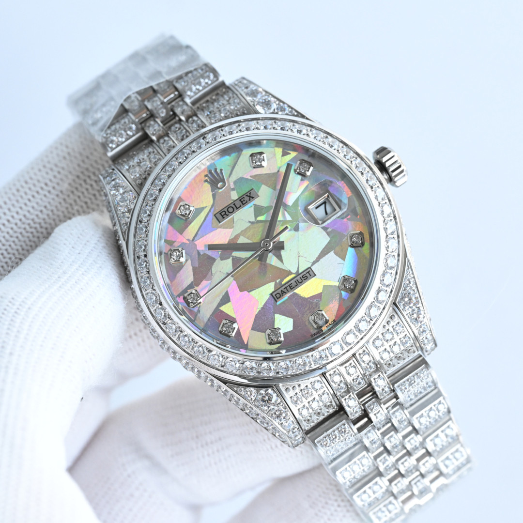 R*l*x Datejust 41mm Full Diamond Series