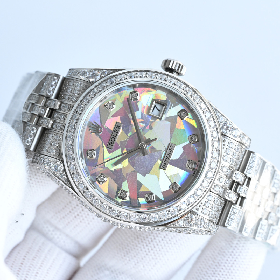 R*l*x Datejust 41mm Full Diamond Series