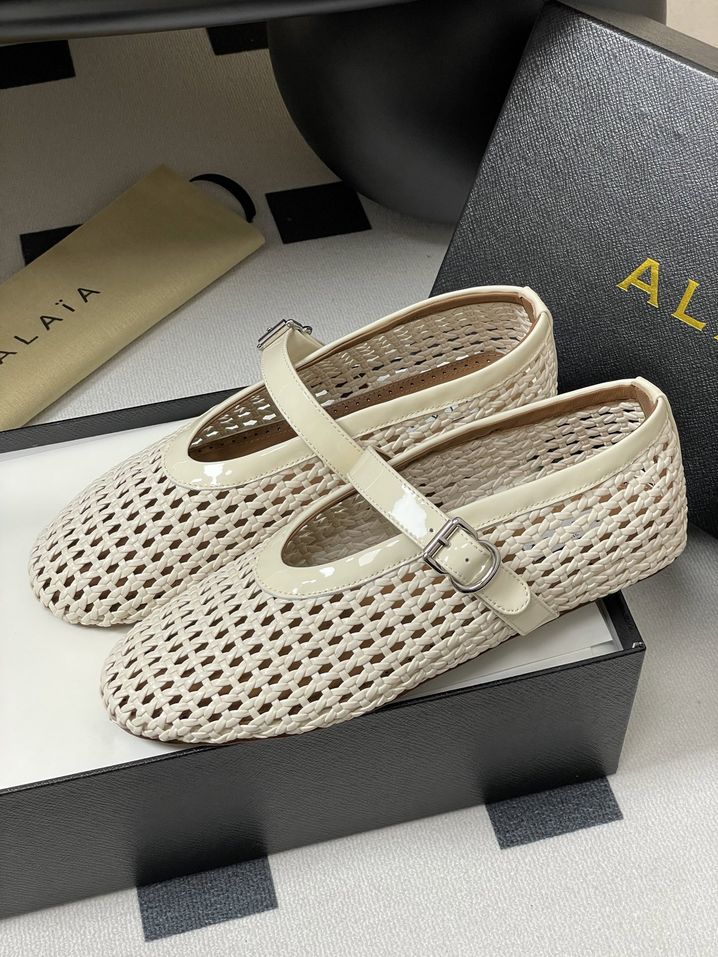 UA Alaïa BRAIDED BALLET FLATS(Customized Size 7-10 days production time)