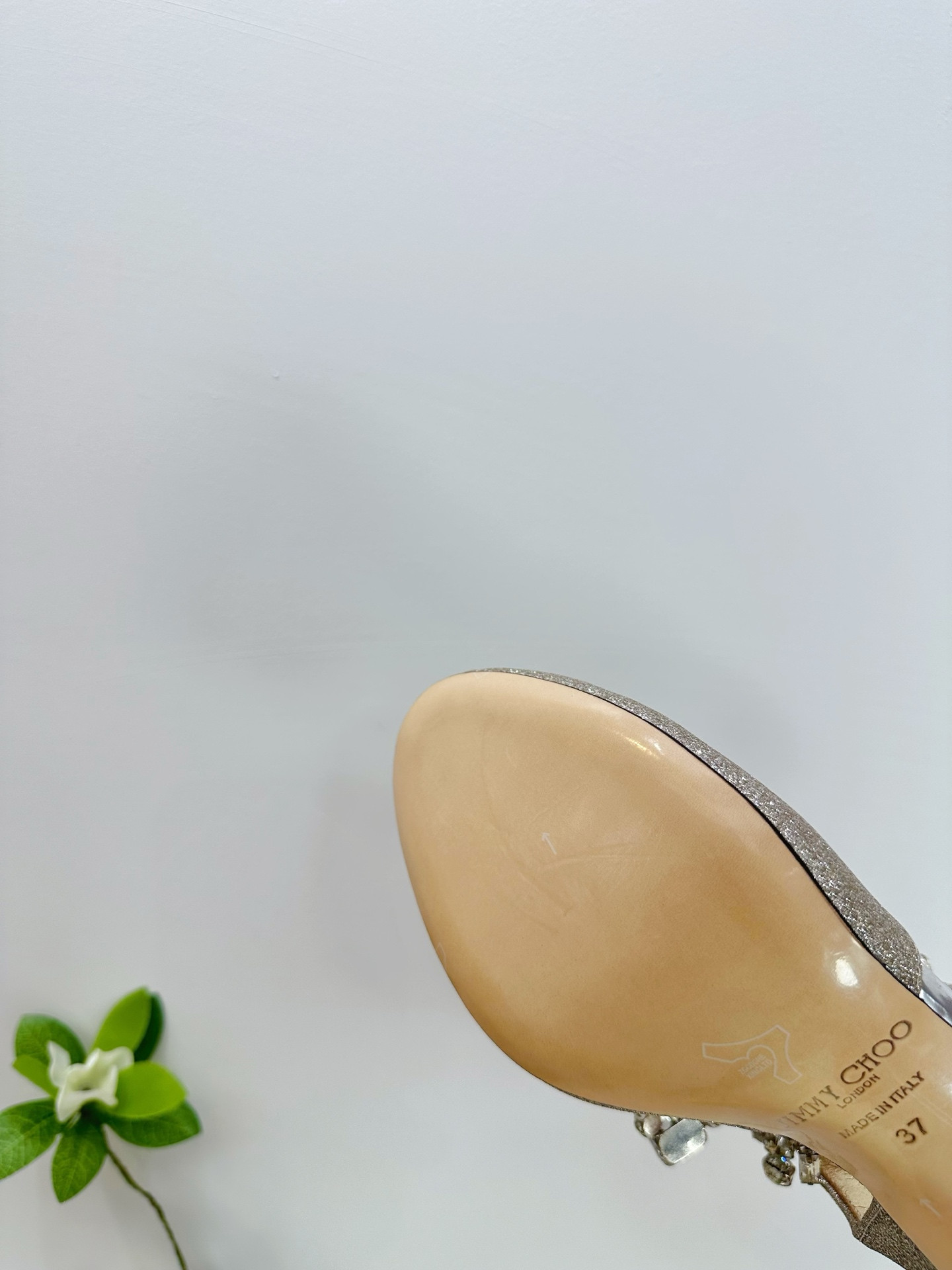 UA Ji*y Ch* Verity Glitter Slingbacks 8.5cm