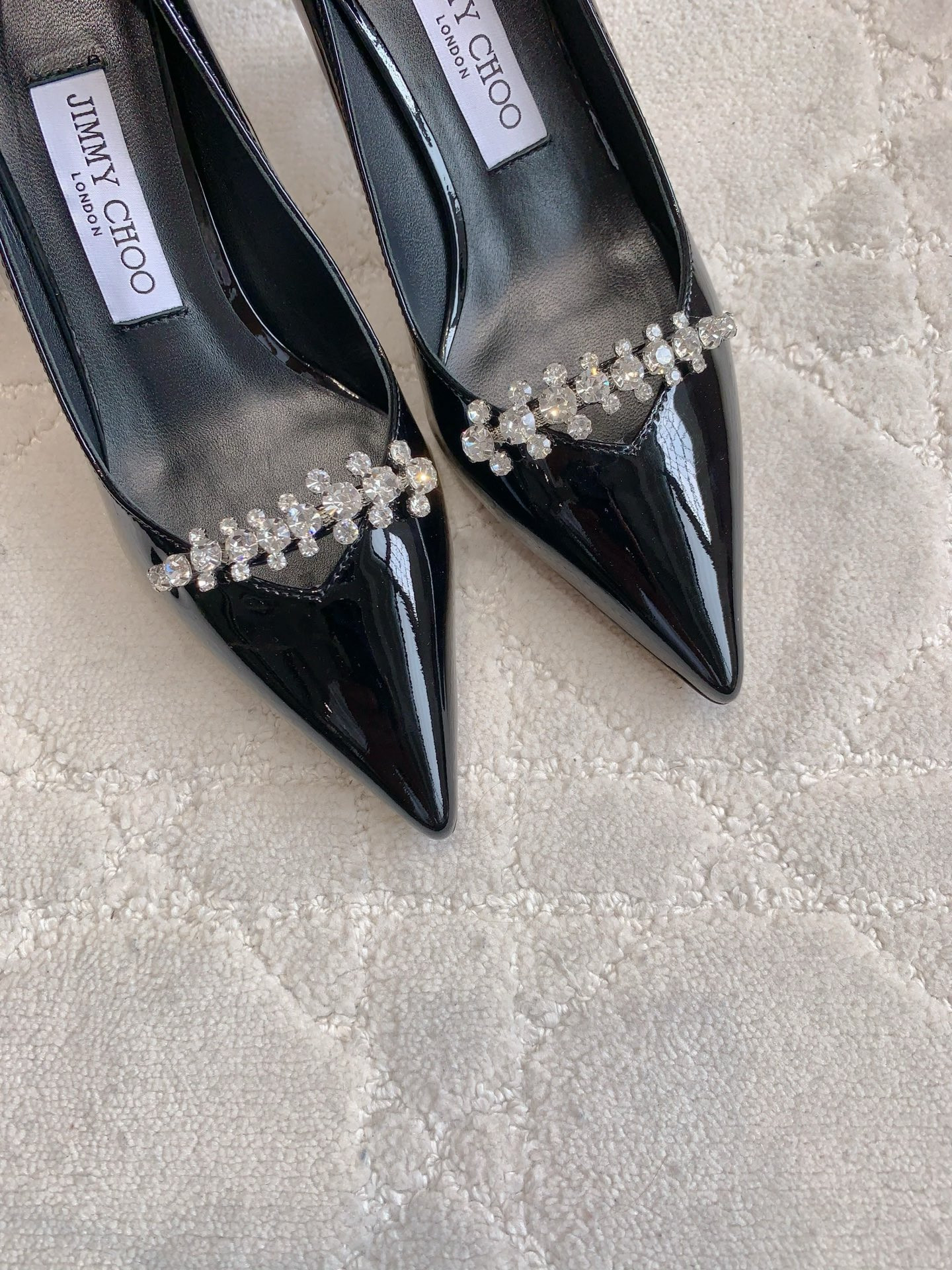 UA Ji*y Ch* Belinda Crystal-embellished Pumps 7.5cm